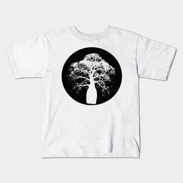 Outback Bottle Tree Kids T-Shirt by wanungara